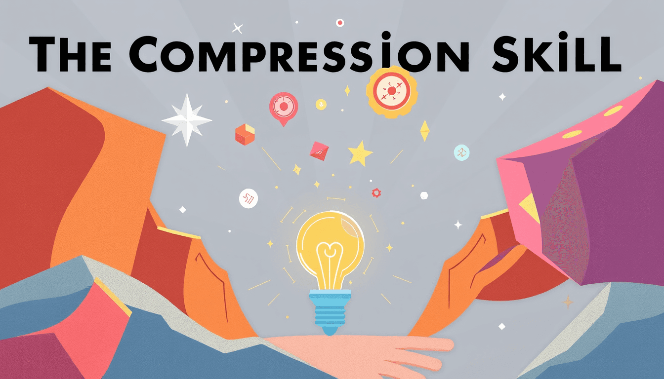 The Compression Skill: How to Turn Dense Ideas into Diamond-Sharp Insights
