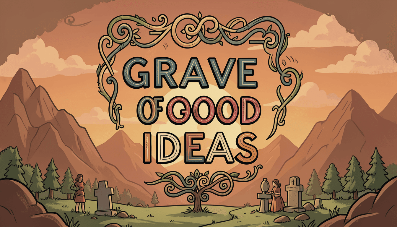 The Grave of Good Ideas