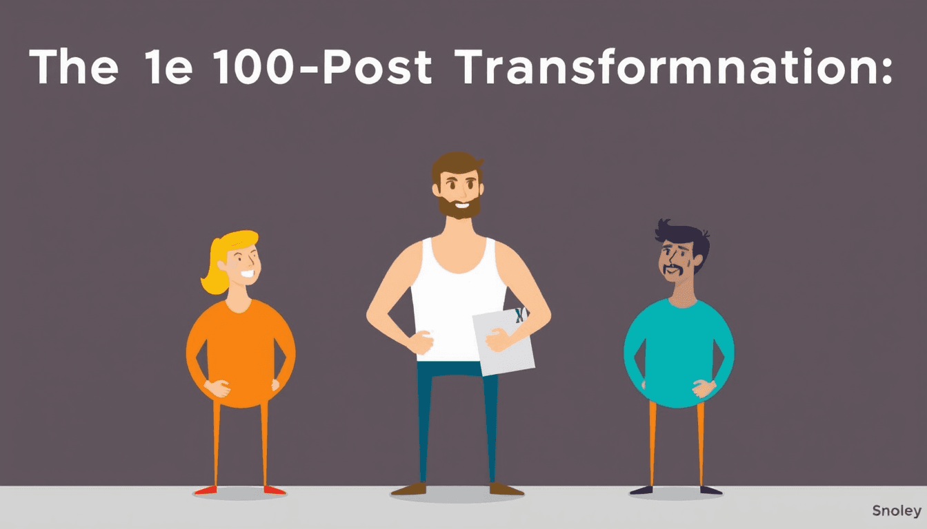 The 100-Post Transformation: What Changes After You Commit Long Enough