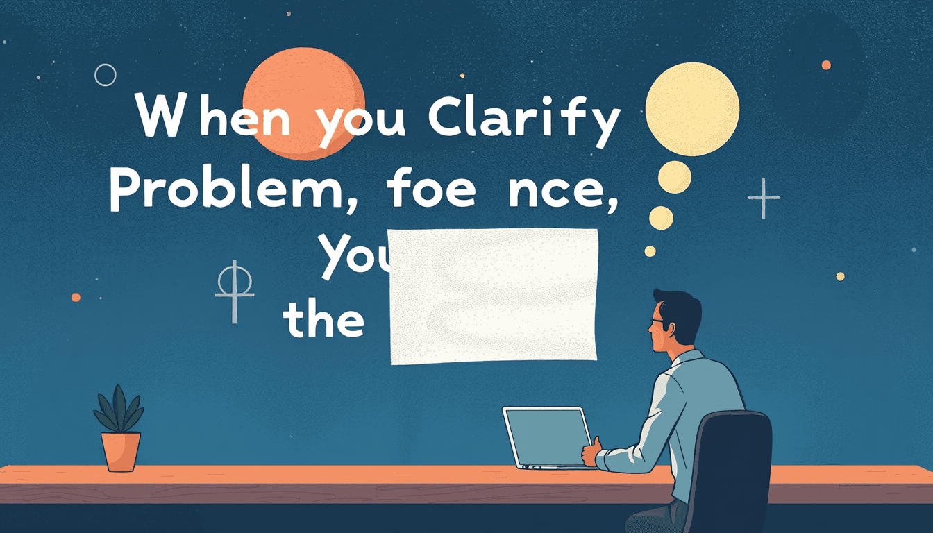 When You Clarify the Problem, You Expand the Market