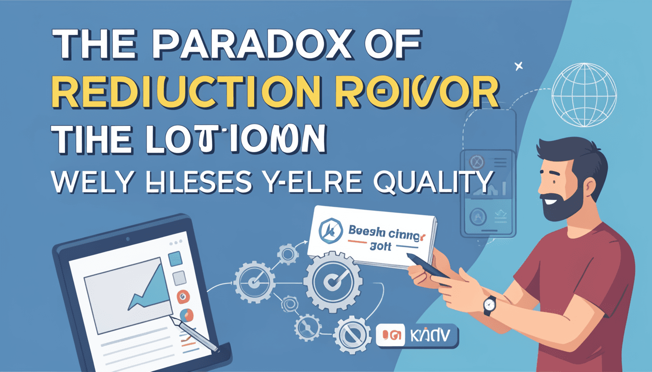 The Paradox of Reduction: Why Less Tools Yield Higher Quality