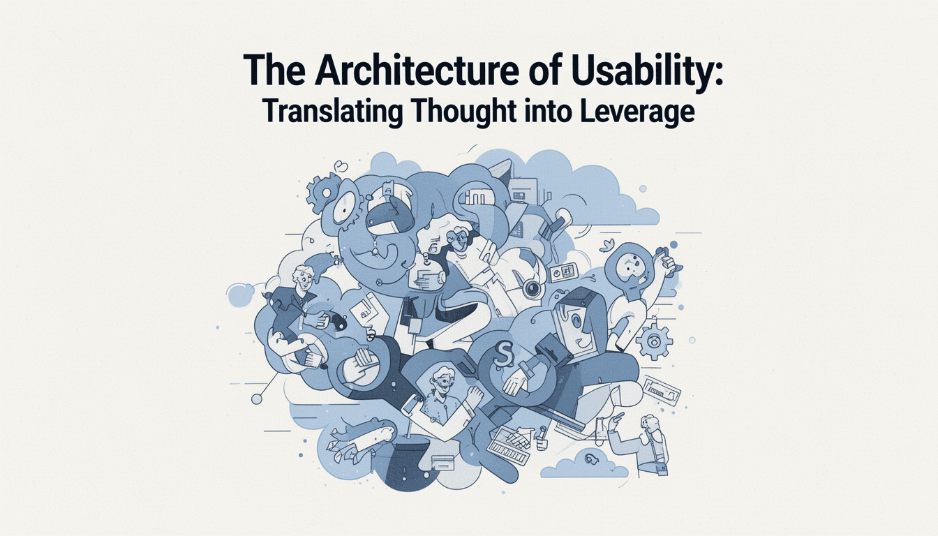 The Architecture of Usability: Translating Thought into Leverage