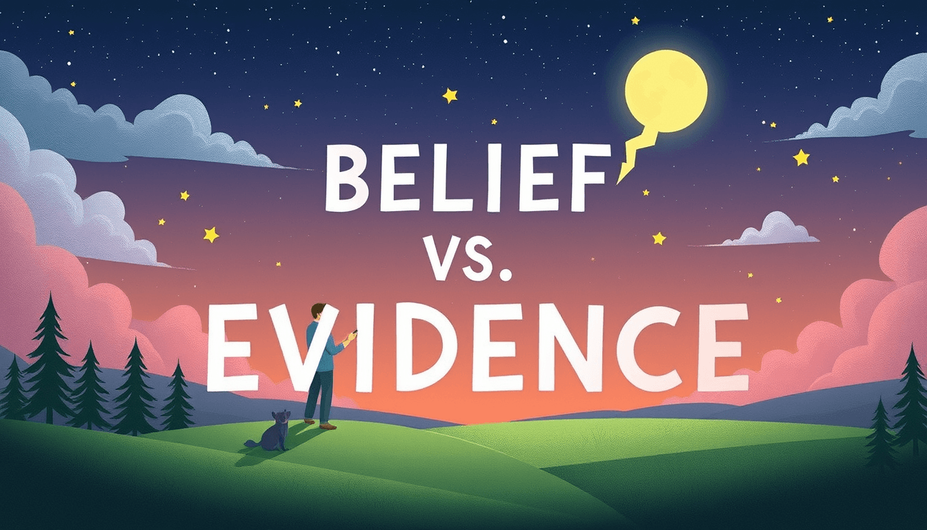 Belief vs. Evidence: What Really Makes Something True