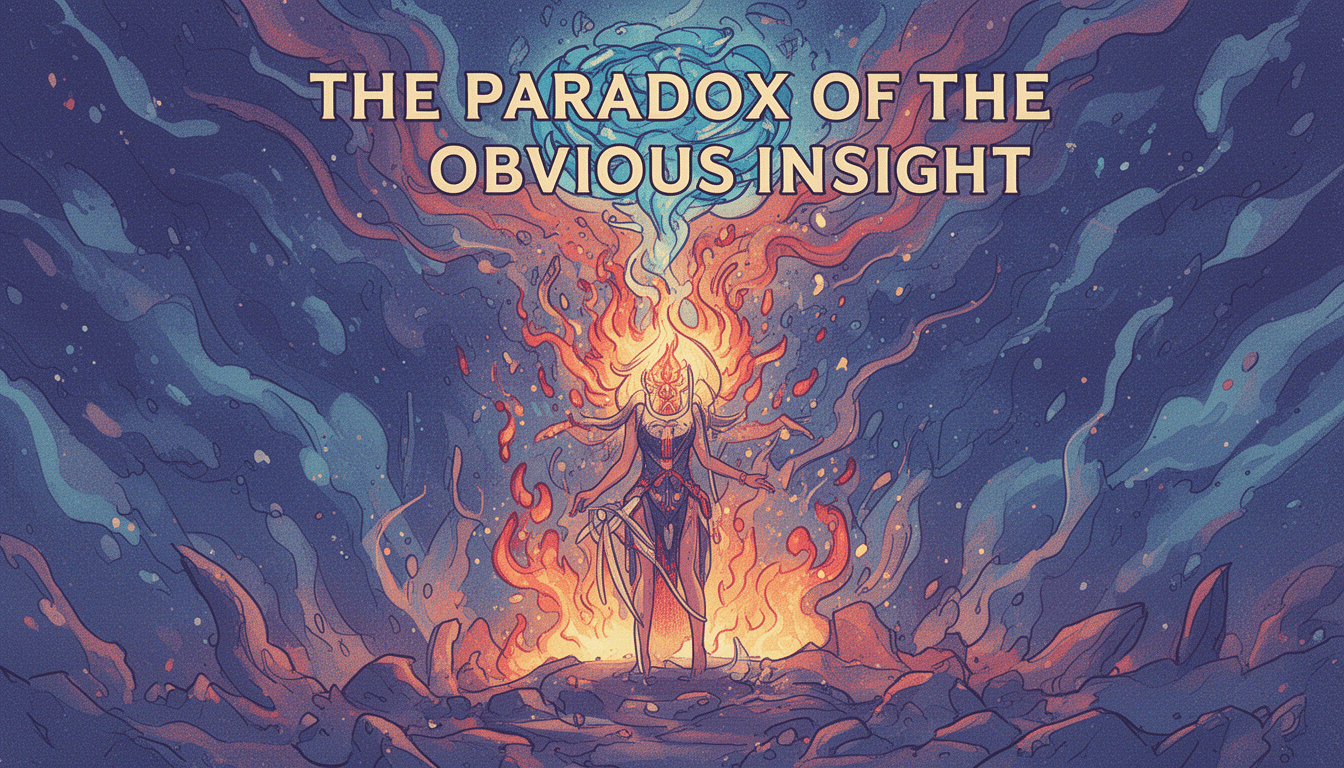 The Paradox of the Obvious Insight