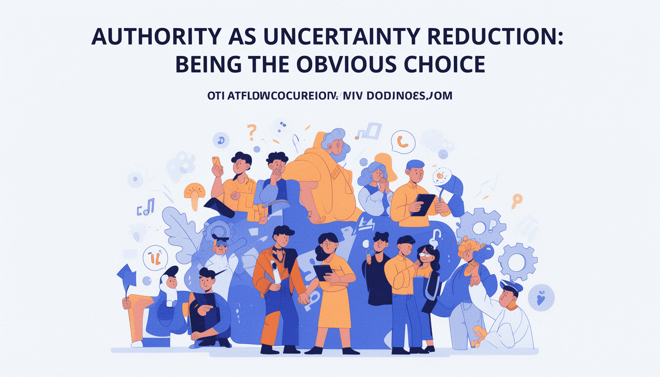 Authority as Uncertainty Reduction: Being the Obvious Choice