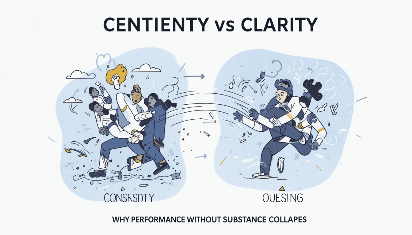 Certainty vs Clarity: Why Performance Without Substance Collapses