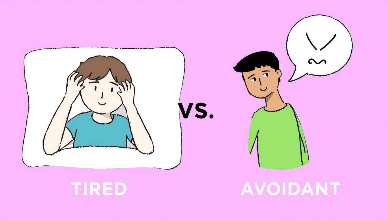 Tired vs. Avoidant: How to Tell Which One You’re Actually Feeling