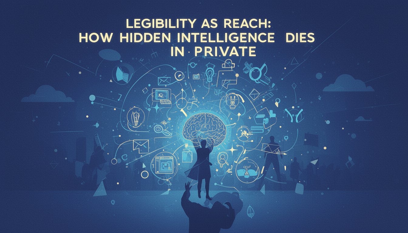 Legibility as Reach: How Hidden Intelligence Dies in Private